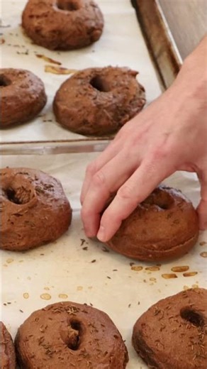 Making bagels with a twist 🥯 #bagels #baking