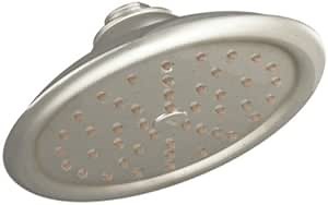 Moen S6310AN ExactTemp Single Function Rainfall Shower Head, Antique Nickel
