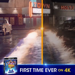 7.2K views · 241 reactions | Back to the Future: The Ultimate Trilogy available in never before seen 4K UHD, Blu-ray and Digital. Featuring improved video and audio, collectible packaging and new bonus features, the future never looked better! Enjoy these classics no matter what timeline you are in. #BTTF35 https://www.uphe.com/movies/back-to-the-future-the-ultimate-trilogy | Universal Pictures | Facebook