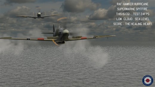 251K views · 3.8K reactions | This is CGI - An RAF Hawker Hurricane, with a Supermarine Spitfire in support, sweeps low across the Channel on the hunt for enemy targets. | SpitfireCGI | Facebook