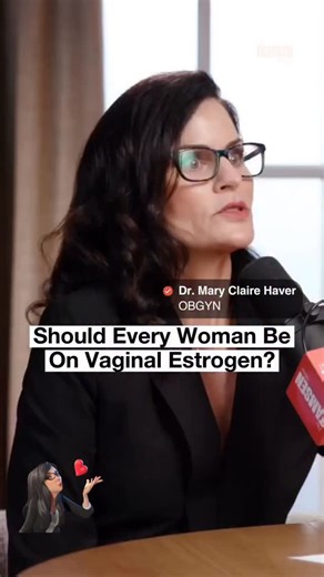 Mary Claire Haver, MD, author The New Menopause on Instagram: "Breaking it down with @tamsenfadal local estrogen saves lives. #menopause #perimenopause #thenewmenopause #drmaryclaire"