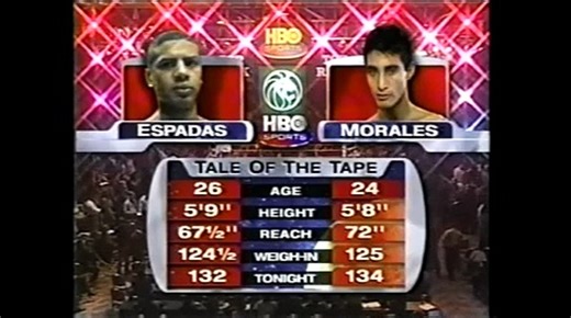 Guty Espadas Jr vs Erik Morales - HBO BAD 2-17-2001