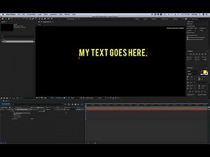 Change Text with Expression After Effects Tutorial