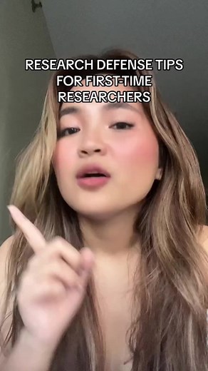 Research defense tips for first-time researchers | Gianna Abao