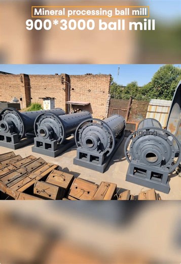 #ballmill A 900 * 3000 ball mill can be used for grinding ores such as gold, silver, copper, and iron, with controlled fineness.#mineralprocessing #oregrindingmill #goldmining