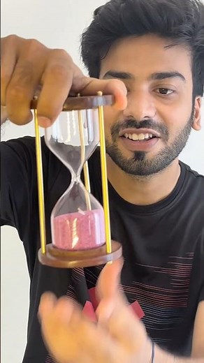 ⏳ Elegant 5-Minute Sand Timer ✨ Perfect for Home Decor & Desk Setup |