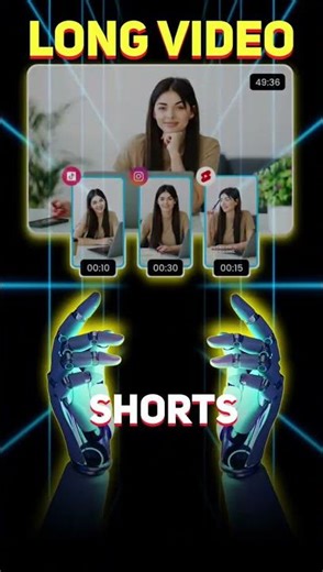 How to convert long video in the short video