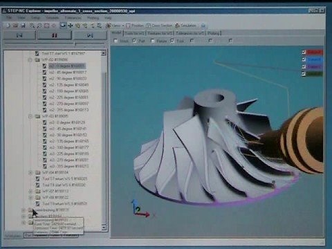 STEP-NC Machining Demo, Oct. 2008