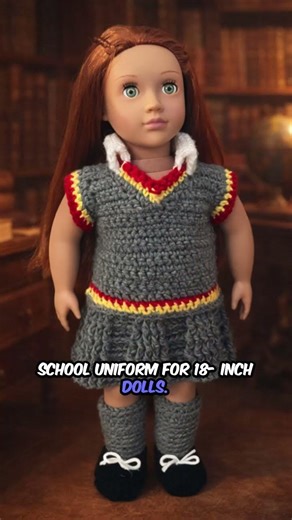 Crochet a Wizard Costume for 18” Dolls ✨
