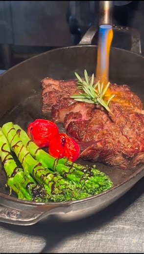 Torching a Juicy Steak to Perfection