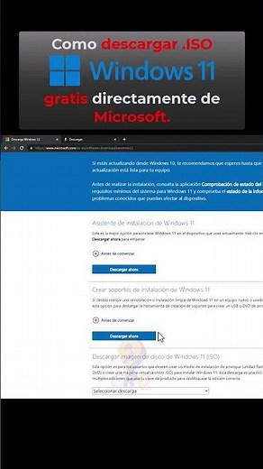 🥇Como descargar Legalmente y Directamente Desde Microsoft Windows 11 .Iso GRATIS👍