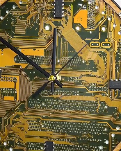 DIY a clock using a used computer motherboard https://www.utsource.net/?_df=en | Utsource