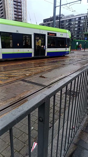 London Trams Tram departing East Croydon 7/2/26