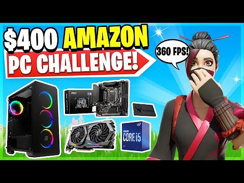 Best $400 Gaming PC For Fortnite 360 FPS/Hz (Amazon Links In Desc)