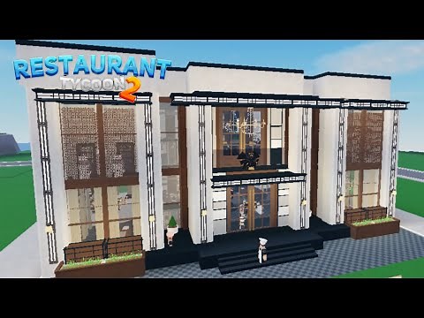 Restaurant tycoon 2 | Modern Restaurant | Speed Build | Design #55