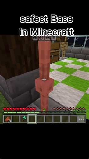 Minecraft safest Base #minecraft #shots #minecraftbuild #viral #populer