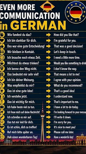 How to learn German quickly? Learn German Compliments FAST and EASY