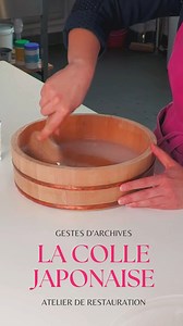 Gestes d'archives - La colle japonaise | Archives de Lyon
