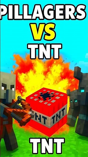 PILLAGERS vs TNT — INSANE EXPLOSION BATTLE! 🥶💣🔥