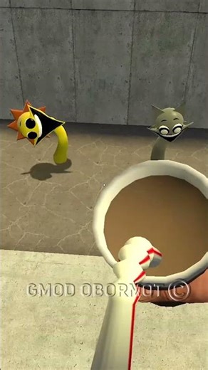 Mr Sun Wenda Purple Sprunki Song Durples became Bodybuilders in Garry's Mod ! #shorts #sprunki