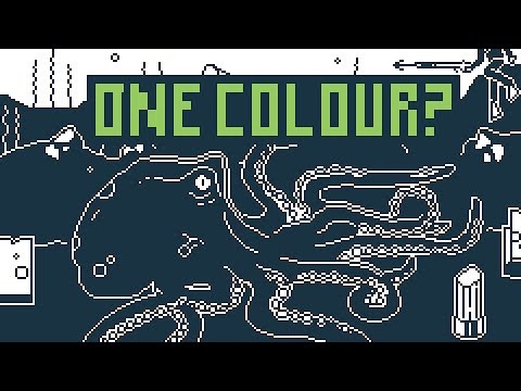 Can I make pixel art using only one colour??