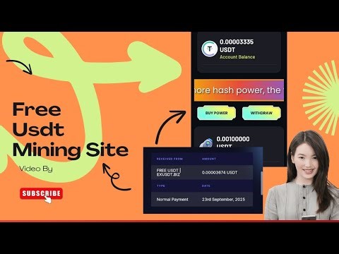 Free Usdt Mining Website | Free Crypto Mining | Earn Usdt without investment