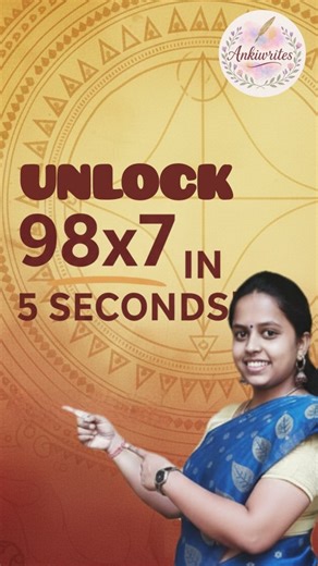 Ankita Pal on Instagram: "Can you solve this without calculator? 🤔 Comment your answer before watching the solution 👇 #vedicmaths #easymaths #mathtricks #indianteacher #learnmaths"