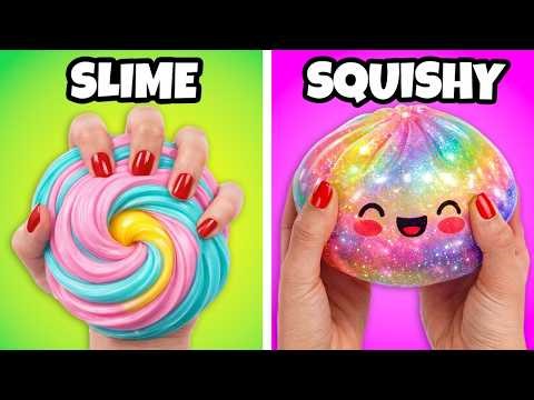 Turning Slime Into Squishies