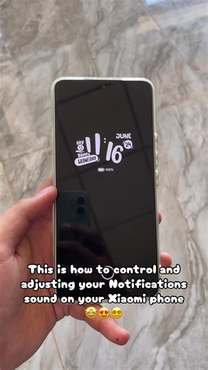 This is how to adjusting your notifications sound on your Xiaomi phone 🙄🤩😍#notification #xiaomi #fyptech #redmiturbo3 #hyperos3