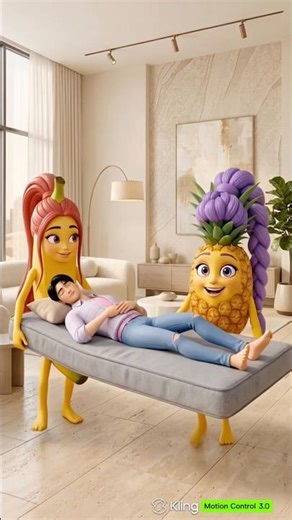 Rumi Pineapple Betrays Jinu 🍍😡 Kling 3.0 Used 🎬 #Rumi #Jinu #KlingAI #Kling3 #KlingMotionControl3