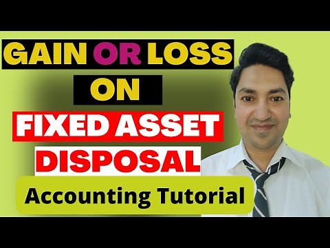 How to Calculate GAIN or LOSS on disposal? Fixed/Non-current Asset Disposal Account