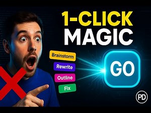 Plotdrive Workflow Tutorial - Create 1-Click Writing and Editing Tools