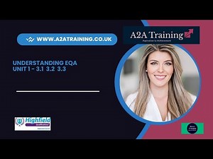 3.1 3.2 3.3 Unit 1 Understanding EQA