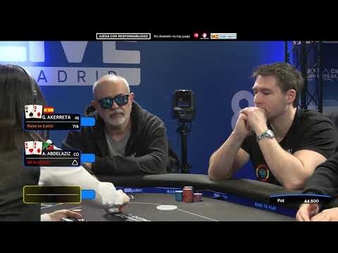QQ para Gorka Akerreta, KK al otro lado. Día 1B y su stack en peligro. ¿Qué pasa después?