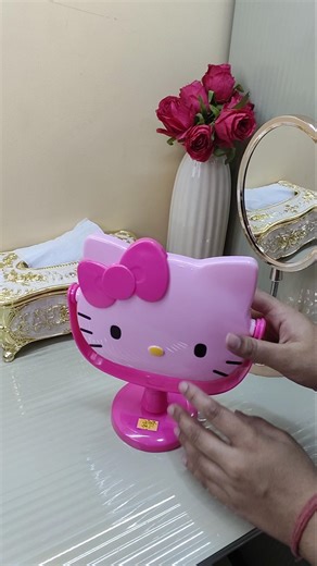 Add a cute and stylish touch to your vanity with this Hello Kitty table mirror 🎀✨
