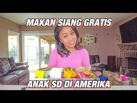 MENU MAKAN SIANG GRATIS ANAK SD DI AMERIKA
