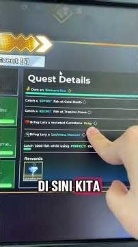 Fish It Diamond Rod Mission Claim Tutorial, a Complete Guide for You, Friends. #roblox #fishit