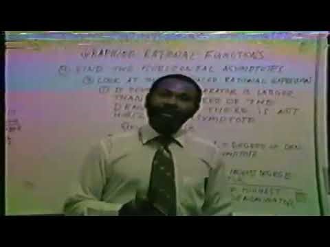5. Graphing Rational Functions Part E Finding Horizontal Asymptotes deg of num = degree of den