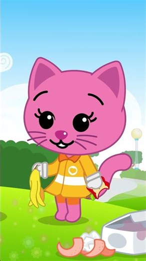 TUTTI PULITI CON ACQUA E SAPONE 🧼💦 SHORT | #plimplimitaliano #shortsbambini #plimplimshorts