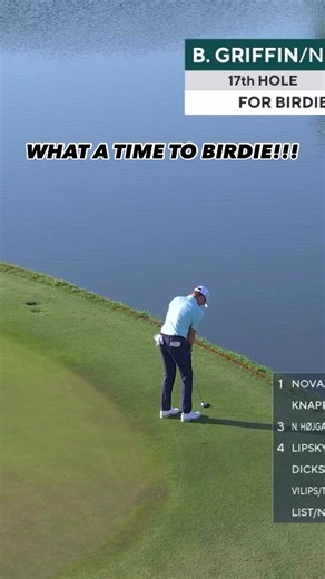 Ben Griffin and Andrew Novak take the lead on 17! 📺 CBS | PGA TOUR