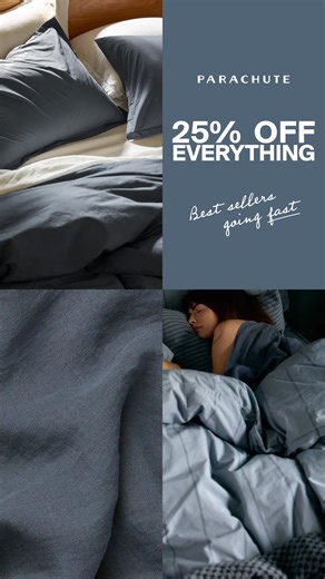 Bestsellers are flying off the shelves. Shop today for up to 70% off! Bring luxury comfort home. | Parachute Home | Facebook