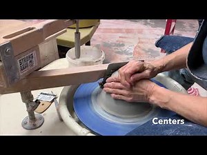 How to center and open clay using the Strong Arm Pottery Tool