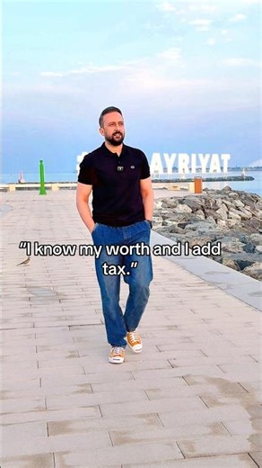 “I Know My Worth and I add tax.” #travel #abudhabi #shorts #short #youtubeshorts #fyp #viral #me