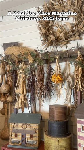 1.4K reactions · 36 shares | “All Is Calm, All Is Gourd” Greta Dycus’s oversized gourd steals the show in her Kentucky home, featured in the Christmas 2025 issue of A Primitive Place Magazine. #APrimitivePlaceMagazine #PrimitiveChristmas #EarlyAmericanDecor #ColonialChristmas #PrimitiveHome #CountryChristmas #RusticHolidayDecor #FarmhouseChristmas #PrimitiveStyle #AntiqueChristmas #OldWorldChristmas | A Primitive Place Magazine | Facebook