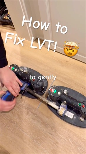 LVT repair done right—clean fix, tight joints, and a professional finish you can trust. #lvt #diy