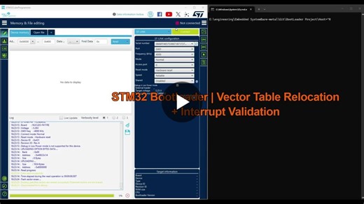#embeddedsystems #stm32 #bootloader #cortexm4 #firmware #embeddedengineering #uart #baremetal #egypt #internship | Abdelmoniem Ahmed