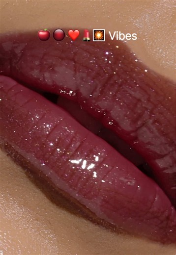 Entering our Dark Red paradise🤍 Pairing this dreamy vibe with the ultimate sparkle: Cranberry Shimmer✨ 🛒Right now on TikTok Shop! #nooni #vibes #red #shimmer #lipoil