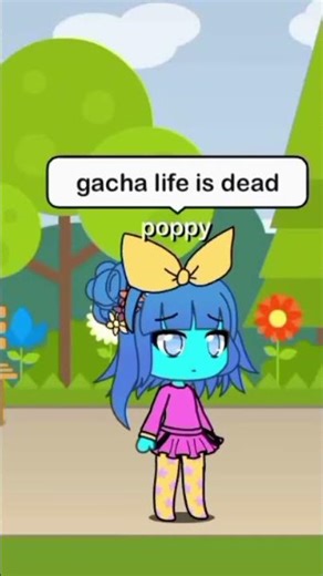 poppy tells luni some bad news #gachalife #gachameme @OzelBlox
