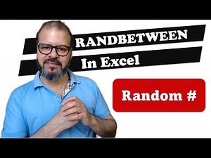 How to use RANDBETWEEN in Excel?