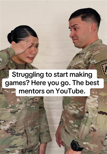 Struggling to start making games? Here you go. The best mentors on YouTube. #shorts